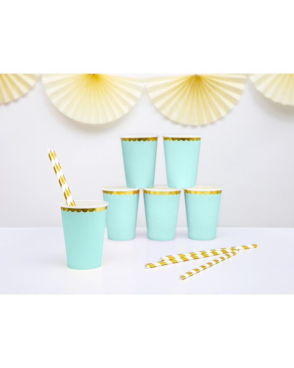 Cups, mint, 220ml (1 pkt / 6 pc.)