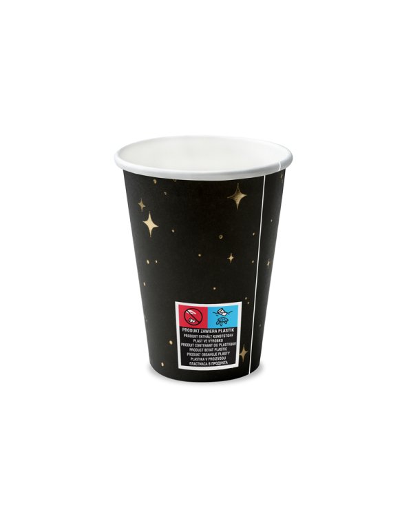 Cups, black, 260 ml (1 pkt / 6 pc.)