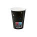 Cups, black, 260 ml (1 pkt / 6 pc.)