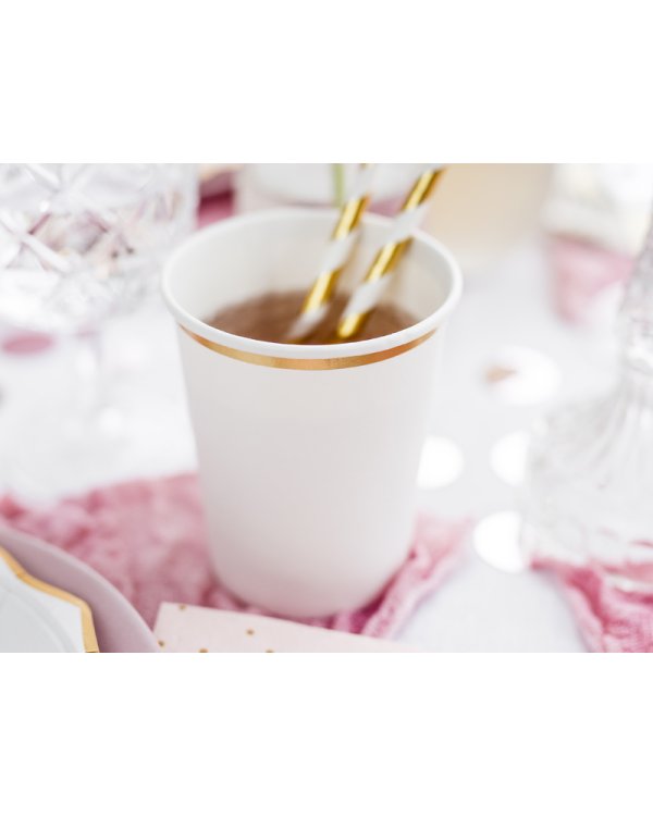 Cups, white, 260 ml (1 pkt / 6 pc.)