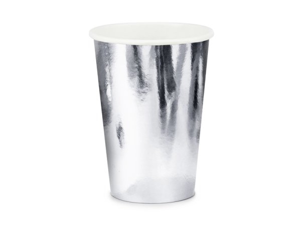 Cups, silver, 220ml (1 pkt / 6 pc.)