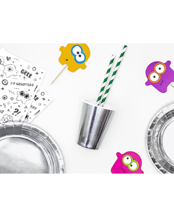 Cups, silver, 220ml (1 pkt / 6 pc.)