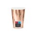 Paper cups, rose gold, 220ml (1 pkt / 6 pc.) Paper cups, rose gold, 220ml (1 pkt / 6 pc.)