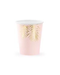 Cups Leaves, light pink, 220ml (1 pkt / 6 pc.)