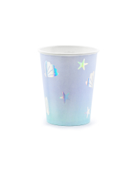 Paper cups Narwhal, mix, 220ml (1 pkt / 6 pc.)