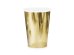 Cups, gold, 220ml (1 pkt / 6 pc.)