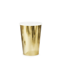 Cups, gold, 220ml (1 pkt / 6 pc.)