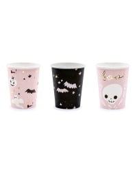 Paper cups Boo!, mix, 220ml (1 pkt / 6 pc.)