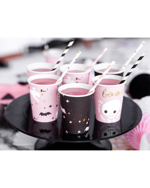 Paper cups Boo!, mix, 220ml (1 pkt / 6 pc.)