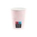 Cups Happy B'day!, light powder pink, 220ml (1 pkt / 6 pc.)