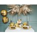 Paper cups 40th Birthday, gold, 220ml (1 pkt / 6 pc.)