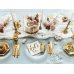 Paper cups 60th Birthday, gold, 220ml (1 pkt / 6 pc.)