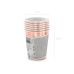Cups Happy Birthday!, rose gold, 260ml (1 pkt / 6 pc.)