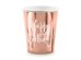 Cups Happy Birthday!, rose gold, 260ml (1 pkt / 6 pc.)