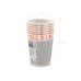Cups Happy Birthday!, rose gold, 260ml (1 pkt / 6 pc.)