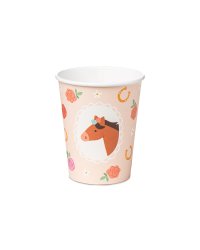 Cups Horse, 220 ml, mix (1 pkt / 6 pc.)