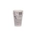 Paper cups with bows, cream-black, 220 ml (1 pkt / 6 pc.)