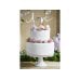 Cake topper Love, silver, 17cm