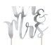 Cake topper Mr&Mrs, 25.5cm