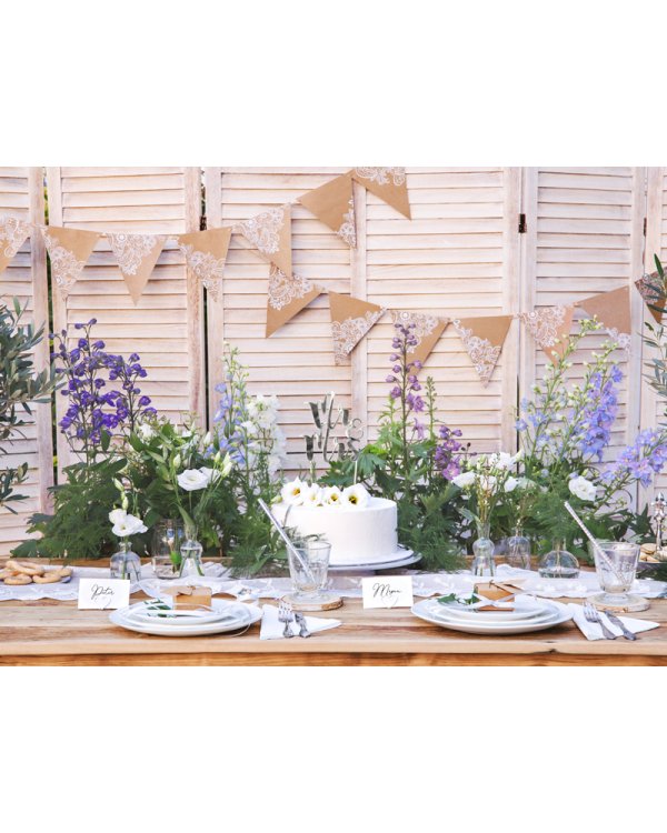 Cake topper Mr&Mrs, 25.5cm