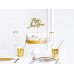 Cake topper Happy New Year, gold, 24cm