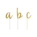 Toppers Alphabet, gold, 9.5-12cm (1 pkt / 53 pc.)