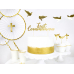 Cake topper First Communion, gold, 21cm