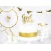 Cake topper God Bless, gold, 27.5cm
