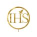 Cake topper IHS, gold, 22cm