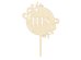 Wooden topper IHS, 23cm