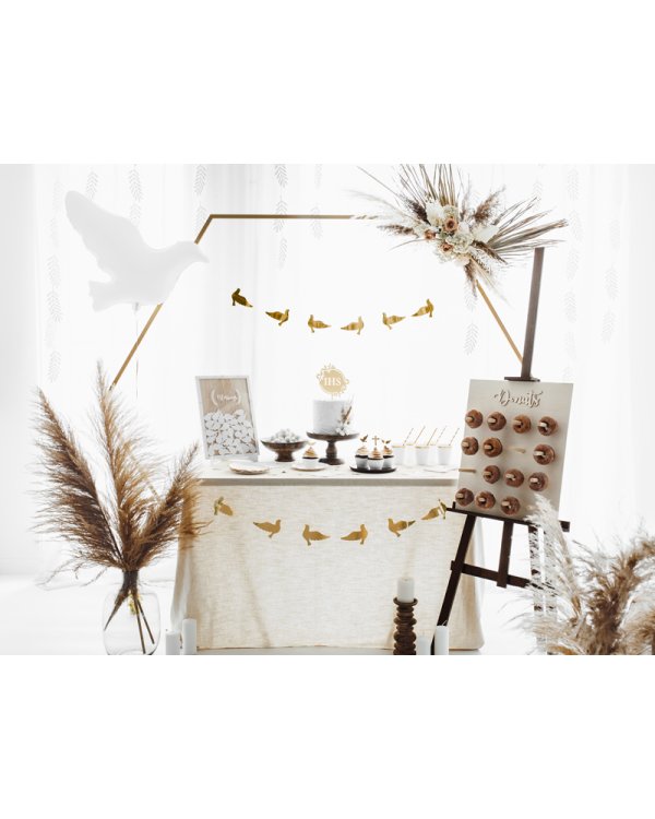 Wooden topper IHS, 23cm
