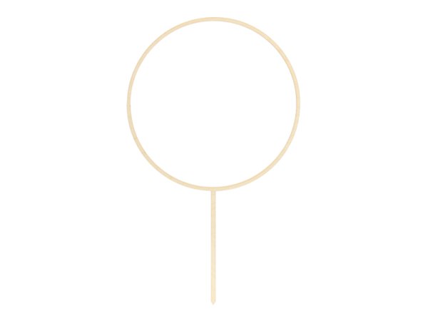 Wooden topper Hoop, 24.5cm Wooden topper Hoop, 24.5cm