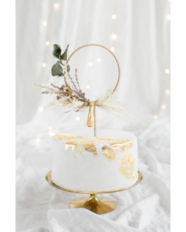 Wooden topper Hoop, 24.5cm