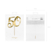 Cake topper ''50'', gold, 20.5cm