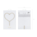 Wooden topper Heart, 23cm Wooden topper Heart, 23cm