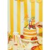 Cake topper Happy Birthday, 18x16.5 cm, mix