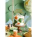 Cake topper Happy Birthday, 18x16.5 cm, gold