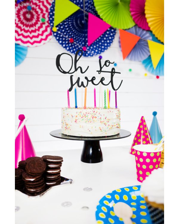 Toppers Oh so sweet, 17-25.5cm (1 pkt / 3 pc.)