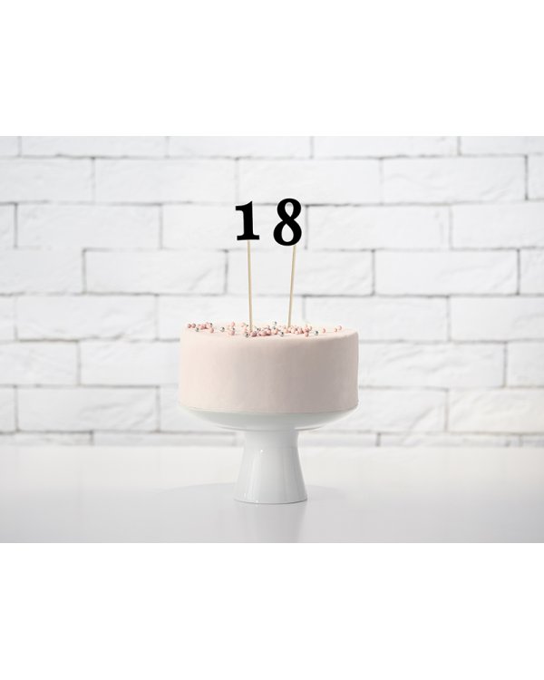 Table numbers, black, 24-26cm (1 pkt / 11 pc.)