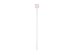 Plastic clip strip with 10 hooks, white, 1075 mm