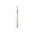 Plastic clip strip with 10 hooks, white, 1075 mm