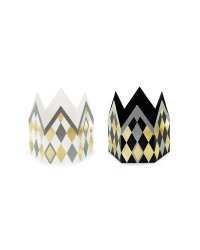 Party crowns, 11 cm, mix (1 pkt / 2 pc.)