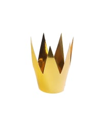 Party crowns, gold, 5.5cm (1 pkt / 3 pc.)