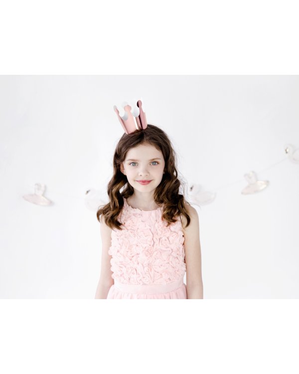 Crown Party, rose gold, 6cm (1 pkt / 6 pc.)