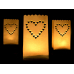 Lanterns, candle bags, 15 x 9 x 26cm (1 pkt / 10 pc.)