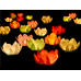 Floating lanterns, mix, 29cm (1 pkt / 6 pc.)