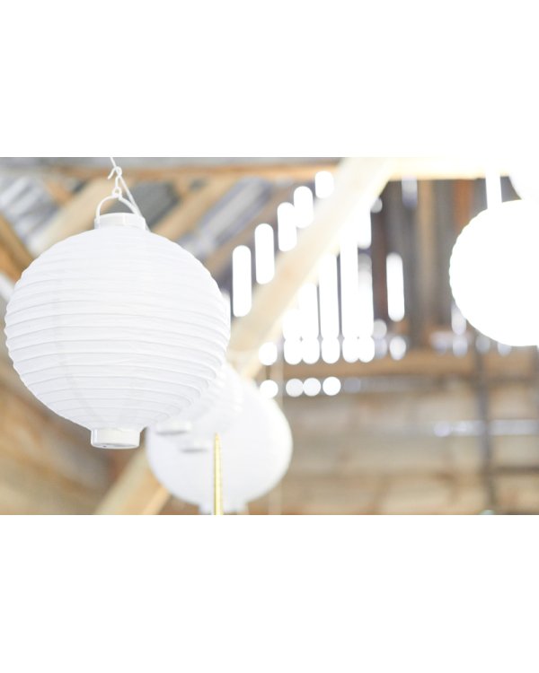 Paper lantern, white, 20cm