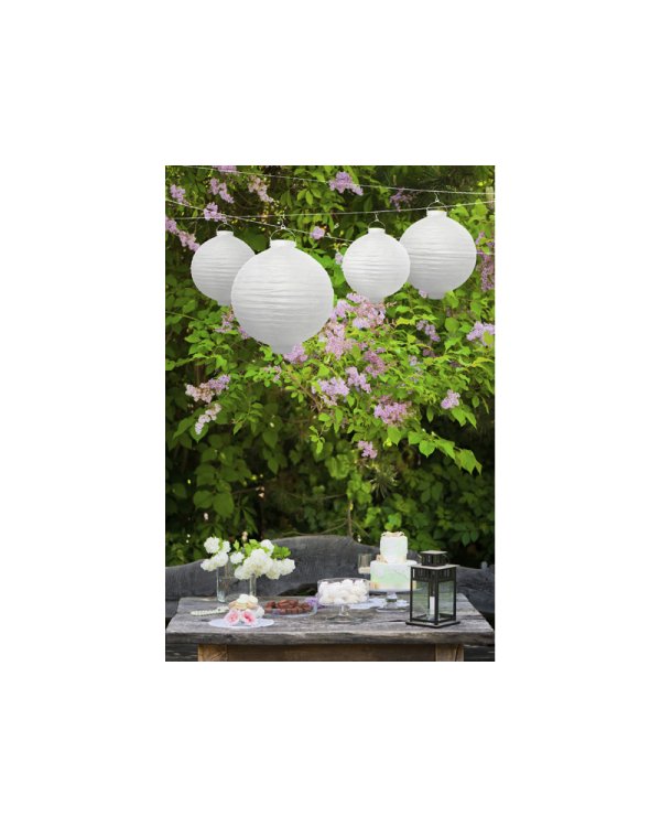 Paper lantern, white, 30cm