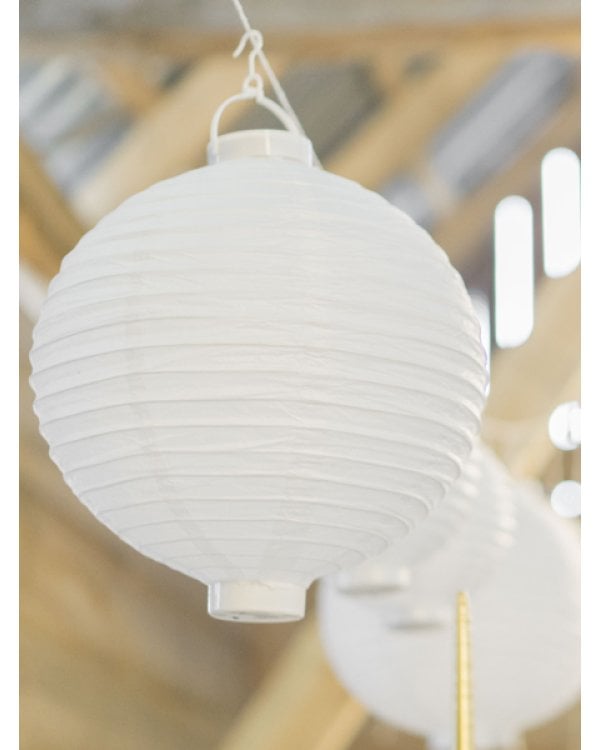 Paper lantern, white, 30cm