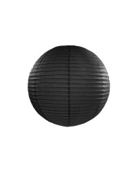 Paper lantern, black, 25cm